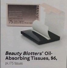 MARY KAY BEAUTY BLOTTERS - OIL ABSORBING TISSUES - 75 pc - SEALED- Fast Shipping