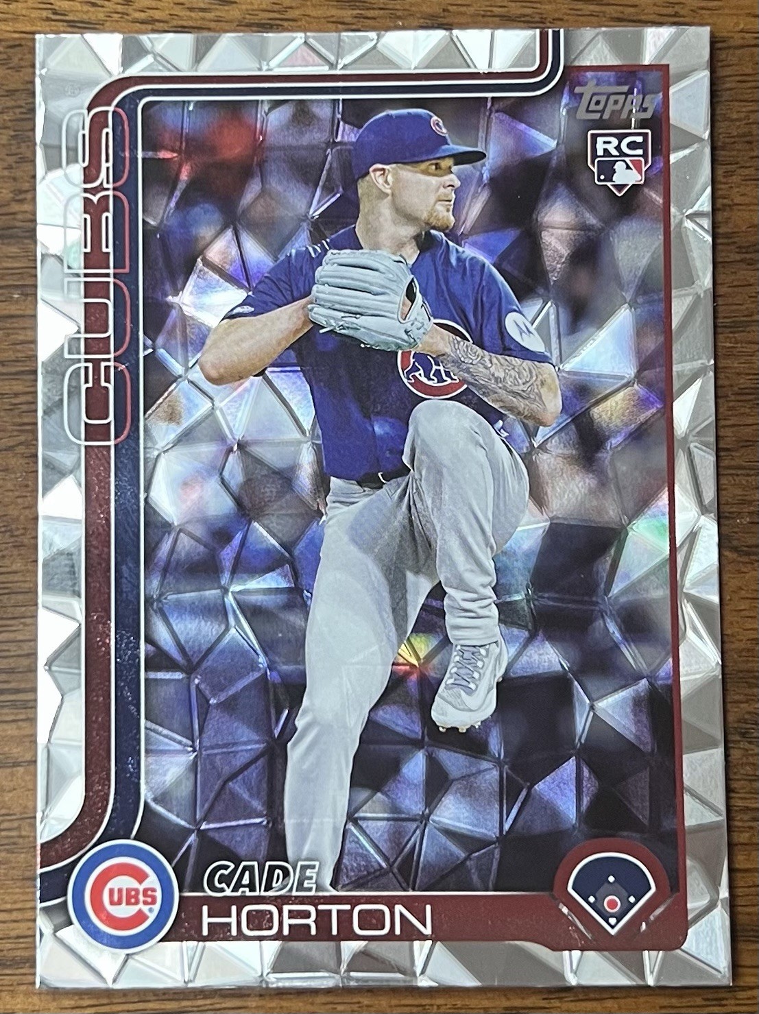 CADE HORTON 2025 TOPPS UPDATE RC US140 DIAMANTÉ FOIL SP CUBBIES!