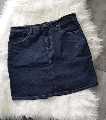 ZARA Jeans Rock High Waist DENIM Minirock Shorts Kleid Crop Top Bluse H&M XS 34 - Bild 1 von 4