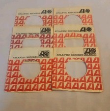 45 RPM 7" RECORD SLEEVES CO. SLEEVE 6 PACK SEE PHOTOS Atlantic Records SLV321