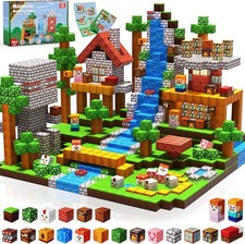 150PCS Magnetic Blocks, STEM Building Cube for Kids Ages 3 , Treehouse Fort Set