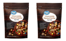 Great Value Chocolate Peanut Butter Trail Mix – 22 oz, Pack of 2