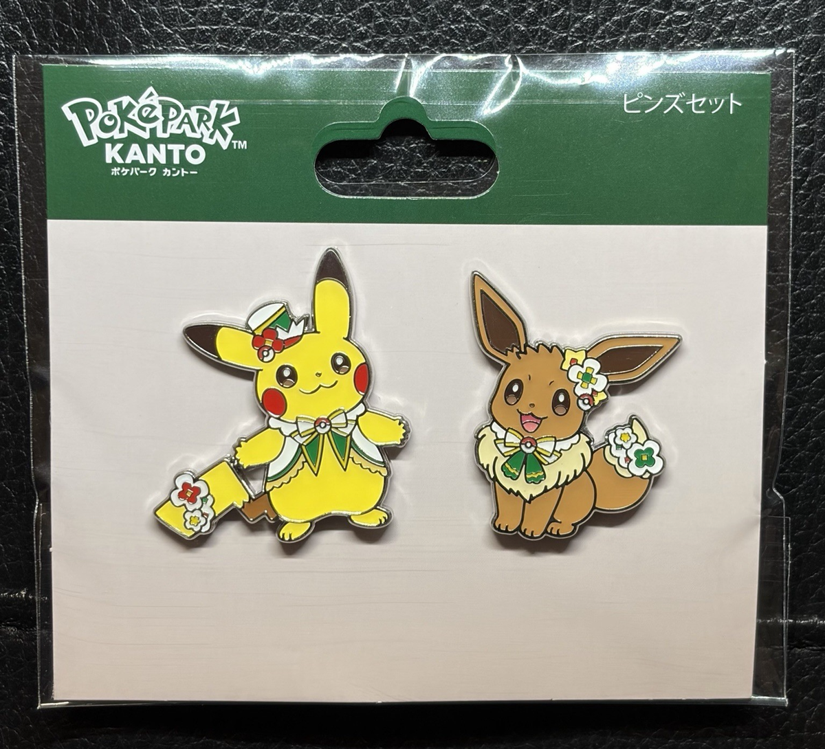 Pokepark Kanto 2026 Pikachu Eevee Pins Set Pokemon Japan Limited
