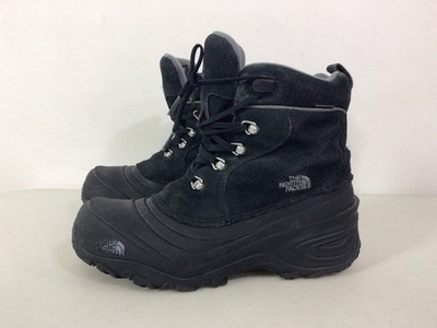 The North Face Black Insulated Waterproof Winter Boots Boys 5