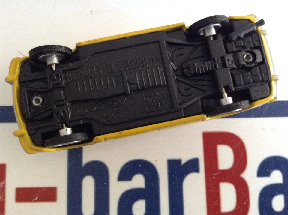 🔥Lot vintage🚗 NOREV RETRO RENAULT 8 GORDINI CARDED 1/64 🍂 SCONTI 🍂☕🏅💰 - Immagine 4 di 4