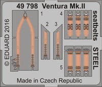 Eduard Accessories 49798 - 1:48 Ventura Mk.Ii Seatbelts Steel F.Revell - ÄTzsatz