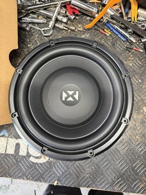 NVX SQW104 600W 10'' Dual 4-ohm Shallow-Mount Car Subwoofer