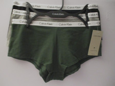 Calvin Klein women's boyshorts stretch cotton panties size Medium 3 pair