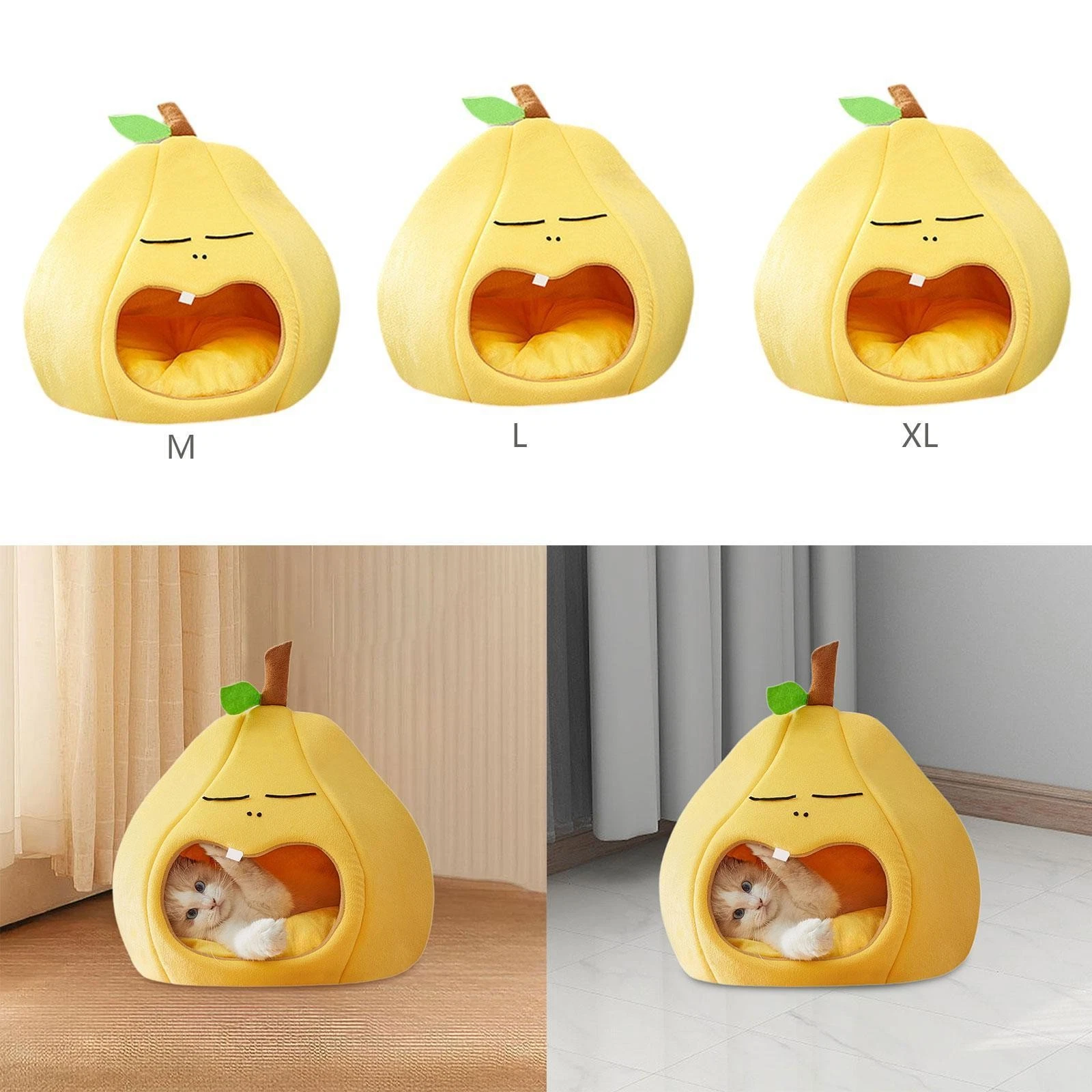 Semi Closed Cat Nest Dog Tent House Dog Cat Bed