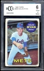 1969 Topps #533 Nolan Ryan Card BGS BCCG 6 Good+