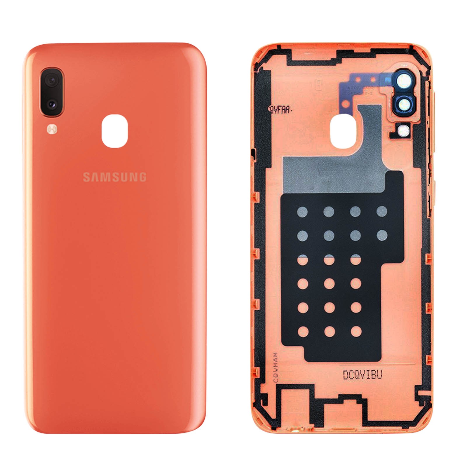 Tapa trasera original Samsung Galaxy A20e rouge pour remplacement de vitre arriere mobile