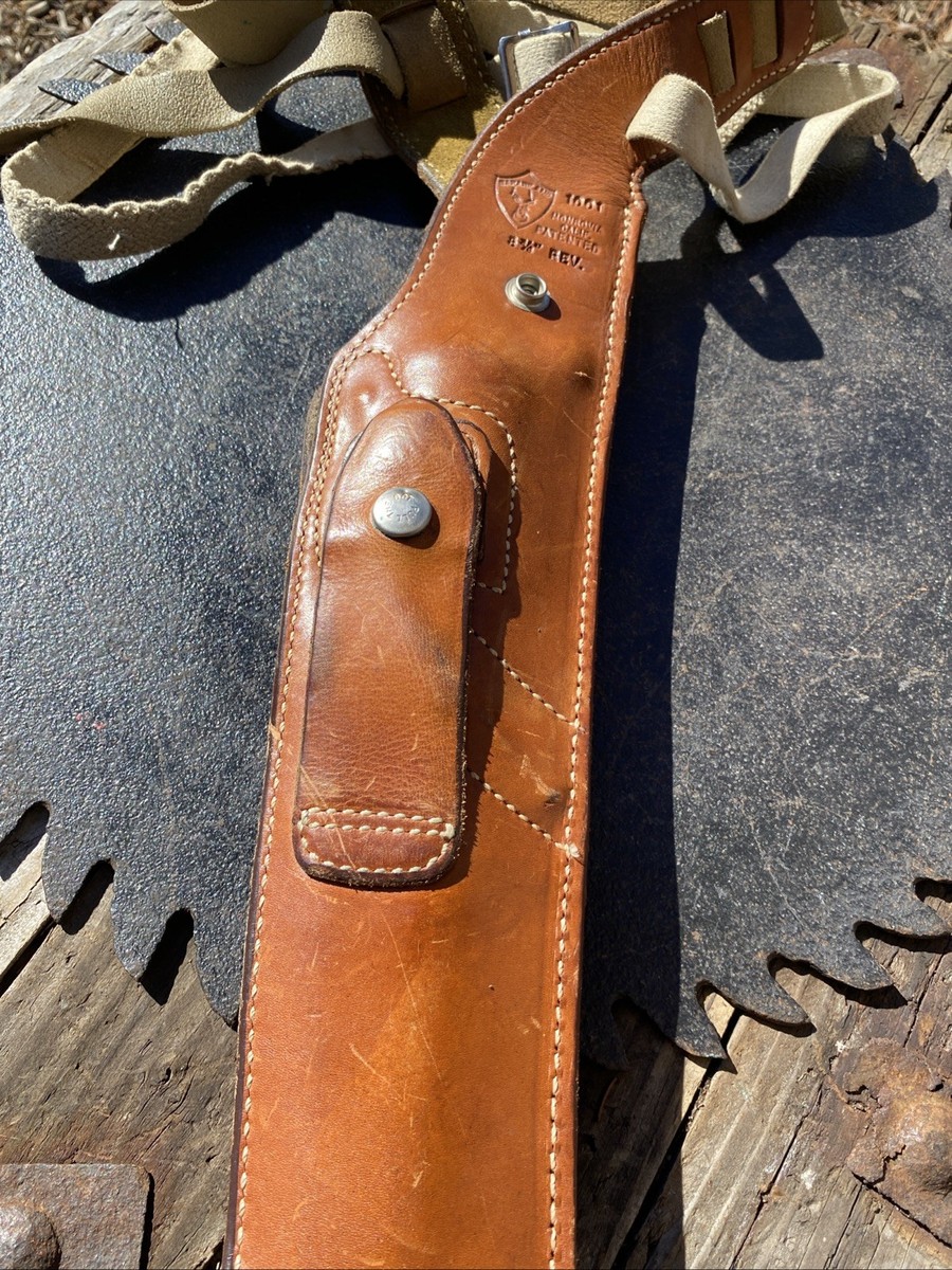 Safariland Model 1001 For 8 3/8” Revolver Leather Shoulder Holster
