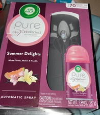 Air Wick Pure Automatic Freshener Spray Kit Summer Delights White Flower Vanilla