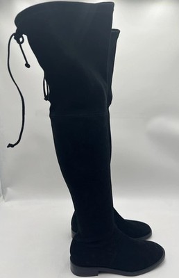Women s Stuart Weitzman Lowland black suede over-the-knee boots Size 6
