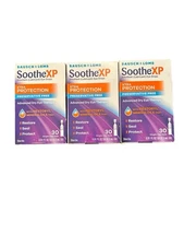 3 Bausch + Lomb SootheXP Xtra Protection Dry Eye Therapy 0.1oz Vials Exp.10/2025