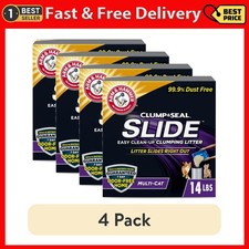 ARM  HAMMER Clump  Seal SLIDE Cat Litter, Easy Clean-up Multi-Cat Clumping