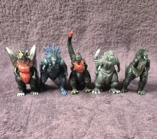 Set of 5 TwCare Godzilla Toys Action Figure Cake Toppers