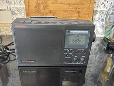 Sangean CC Radio Plus DX AM FM TV Weather Band Receiver Tested Working Well