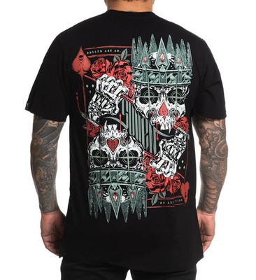 Sullen Art Collective True Artist Pin Up Tattoo Mens Premium Tee SPADES & HEARTS