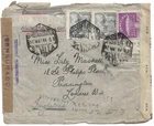 SPAIN SEVILLA CENSORED COVER TO ENGLAND PHOTOS ON BACK REF 173