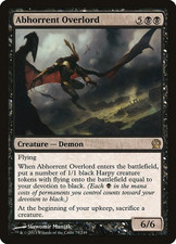 MTG magic 1x Abhorrent Overlord (M/NM) Theros