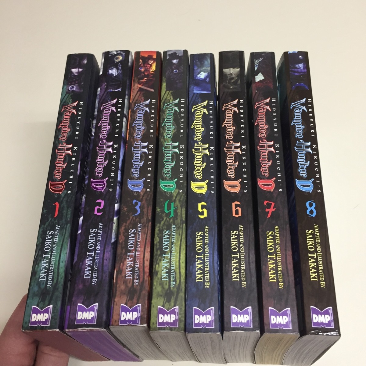 Vampire Hunter D Manga English Volume 1-8 Complete Set Series DMP