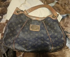 Louis Vuitton Monogram Shoulder Bag Brown Gol...