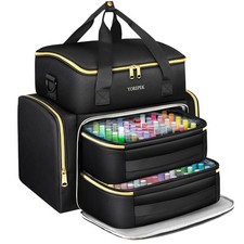 Extra Large Nail Polish Organizer Case Holds 96 to 100 Bottles 15ml/0.5 fl....