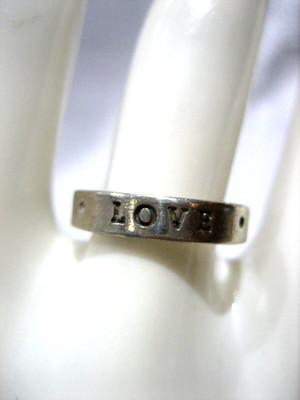 BSD BOB SIEMONS DESIGNS STERLING SILVER TRUE LOVE WAITS RING BAND 925 SIZE 6