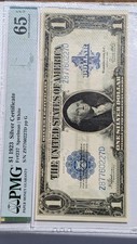 1923 $1 Silver Certificate Fr. 237-PMG GEM UNC 65 EPQ