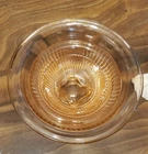 VTG 2 Bowl Set Hazel-Atlas Pink Pillar Ribbed Depression Glass Mixing   10"/ 7"