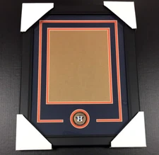 HOUSTON ASTROS Medallion Frame Kit 8x10 Photo Double Mat Vertical