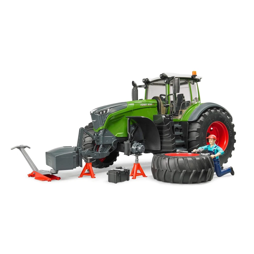 04041 Bruder Fendt 1050 Vario con accesorios mecánicos y de reparación escala 1:16 Foto 4 de 4