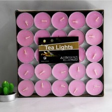 Set 300 Pezzi Candele Tonde Rosa Tealight Tea Lights Lumini bal