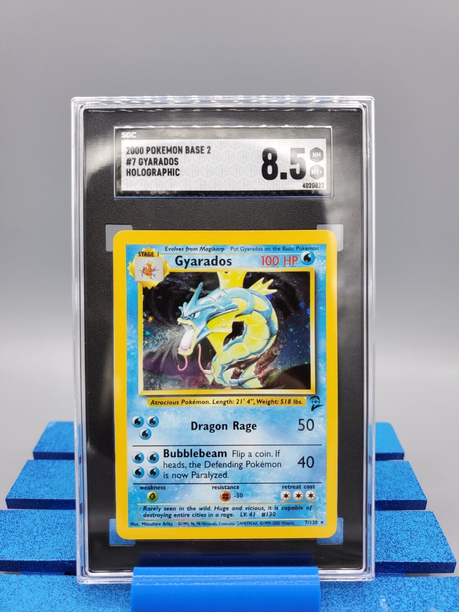 Pokemon Gyarados Base Set 2 SGC Graded 8.5