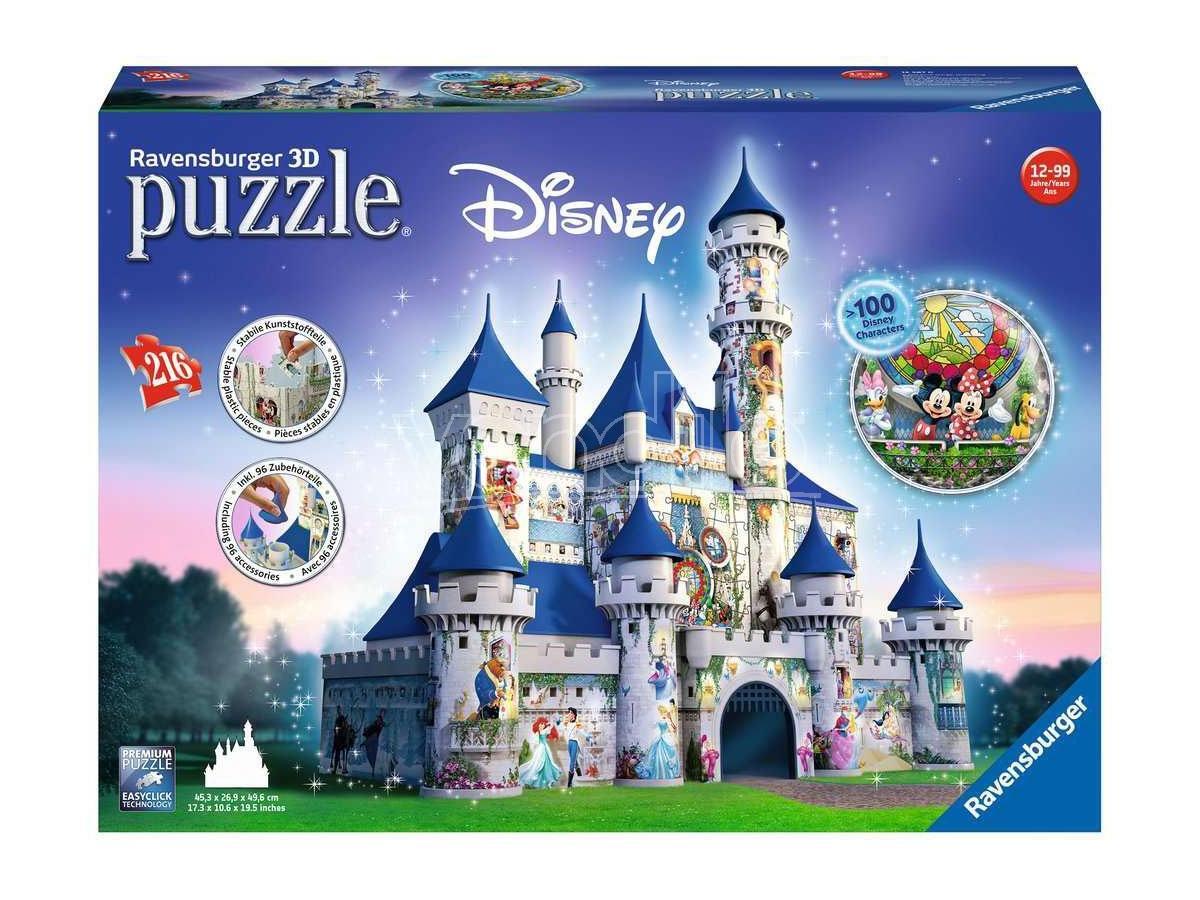 Disney 3d Puzzle Disney Castle (216 Pezzi) Ravensburger