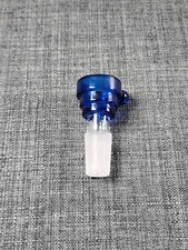 14mm Glass Bowl - Replacement part - Large 1" Bowl - Bong Hookahs Cobalt Blue 