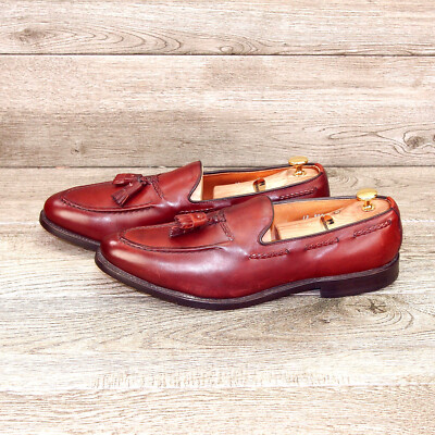 NIB * $395 Allen Edmonds BROOKWOOD 13 AAA Extra Narrow Chili  display picture 1