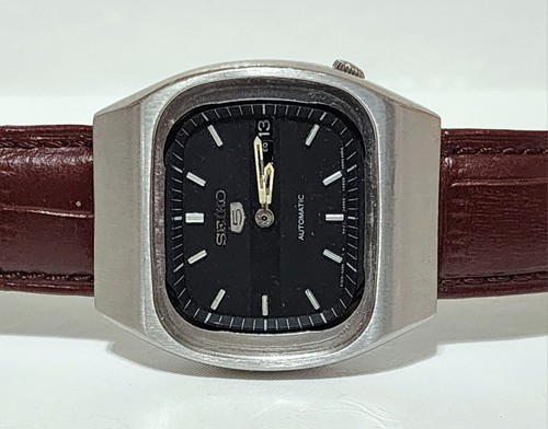 Seiko 5 Herren Automatik Automatik Automatik Uhr Armbanduhr 6309-5230 A3 FOR PARTS - Bild 1 von 6