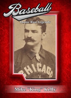 3  Historic Vintage Card Set, 2 Mike King Kelly And 1 Casey At The Bat  Classic