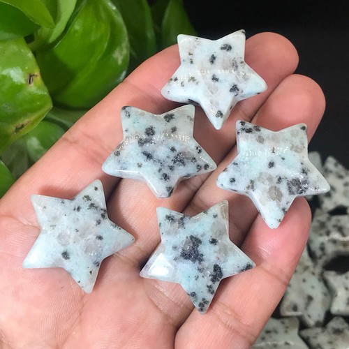 Cristal curativo de cuarzo con estrellas azules Tianshan natural 5 piezas regalo 1" - Imagen 6 de 9