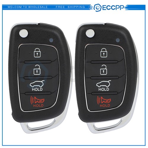 2 For Hyundai Santa 2013 2014 2015 2016 Remote Keyless Entry System 4 Buttons - Bild 1 von 6