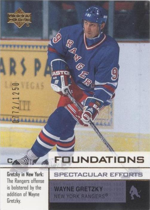 2002-03 Upper Deck Foundations - Wayne Gretzky #106 - 1 of 1