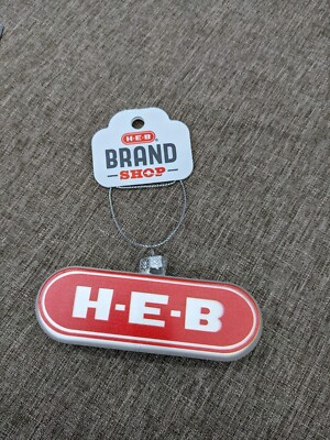 H E B Brand Shop HEB Logo Christmas Ornament NEW 