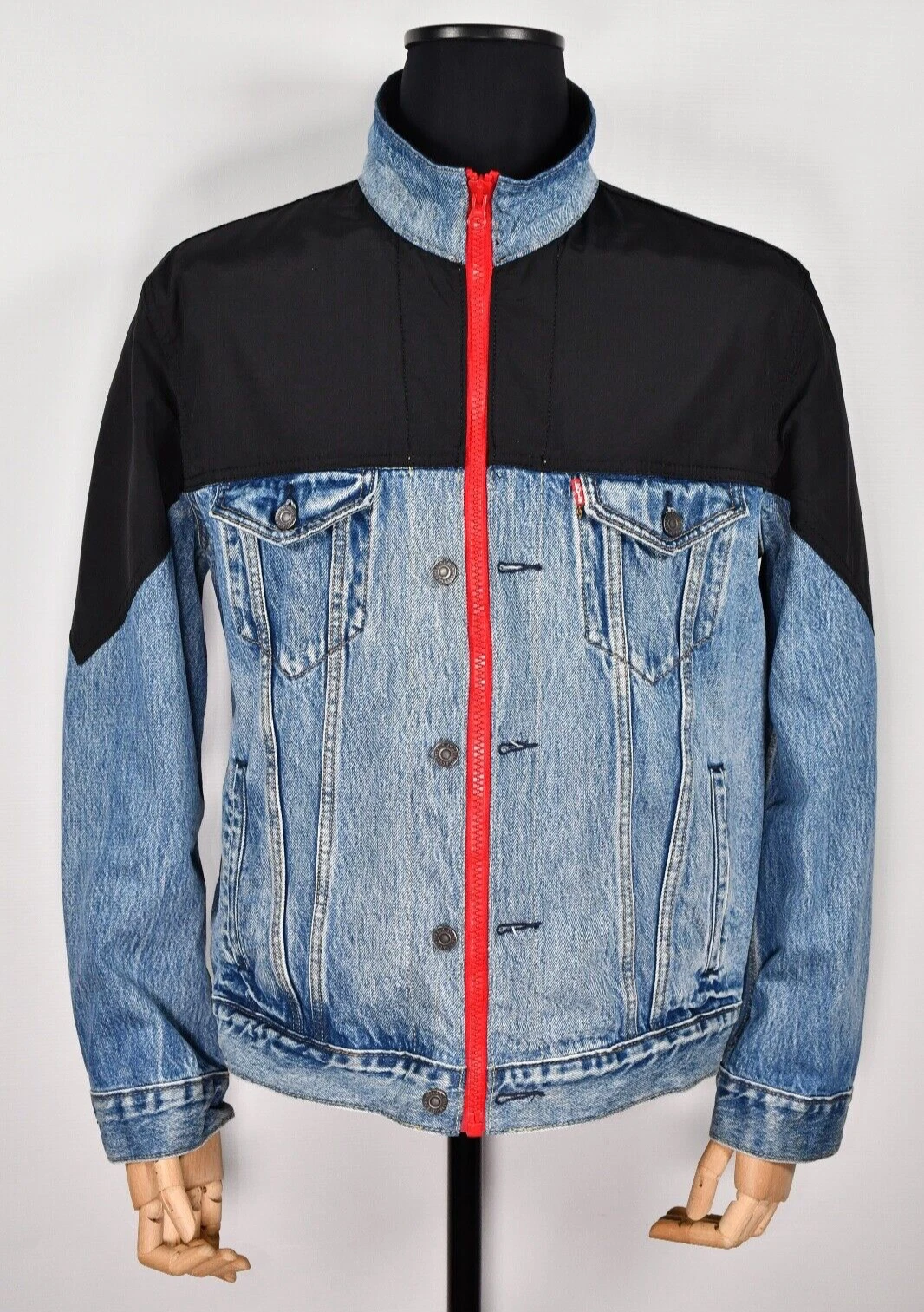 Levi's Mockneck Trucker Denim Jacket Men's size L