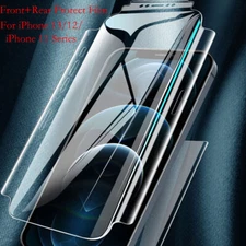 Hydrogel Full Screen Protector Front+Back Set For iPhone 13 12 11 Pro Max Mini🔥