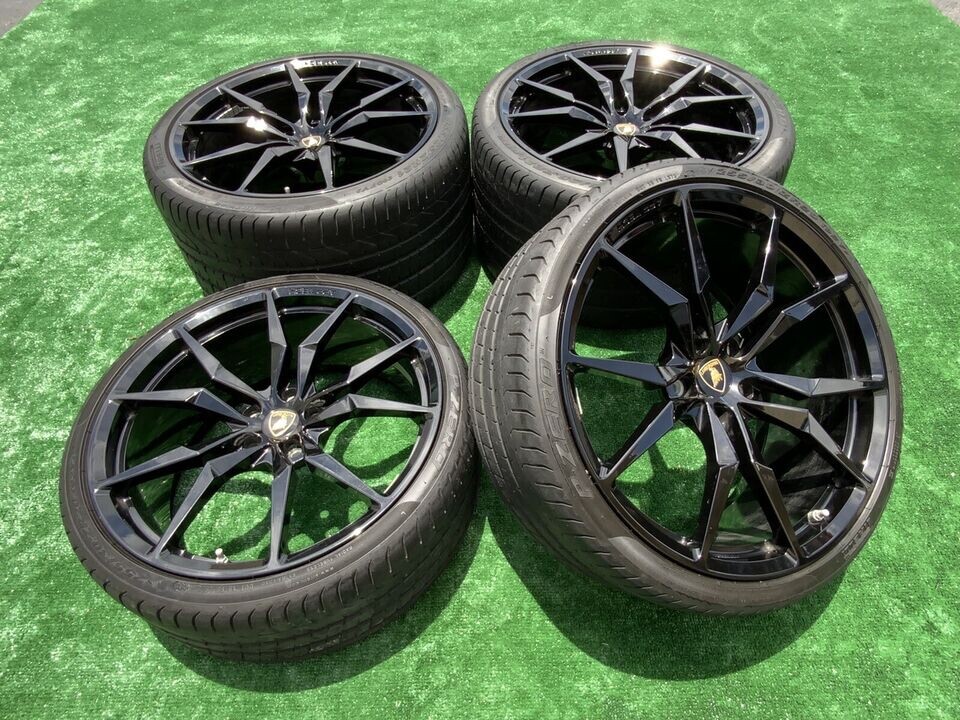 Lamborghini Aventador Wheels tires  LP720 Dione OEM Pirelli 470.601.017.T Video