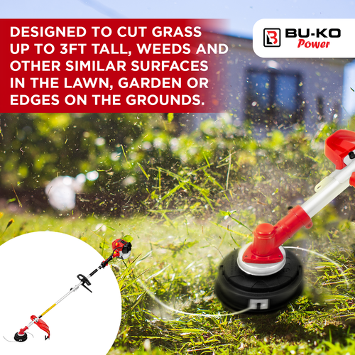 BUKO Multi Functional Garden Tool 52cc Long Reach Petrol 3 Poles with