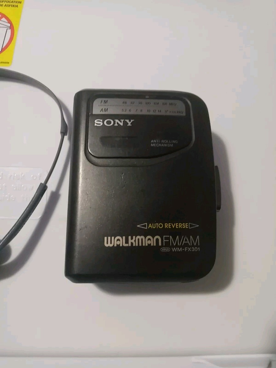 Vintage Sony Walkman WM-FX301 AM/FM Cassette Player Tested Vintage Sony Walkman WM-FX301 AM/FM Cassette Player Tested