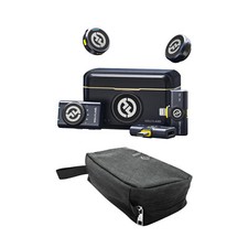 Hollyland LARK M2 DUO 2-Person Wireless Combo Microphone System Black